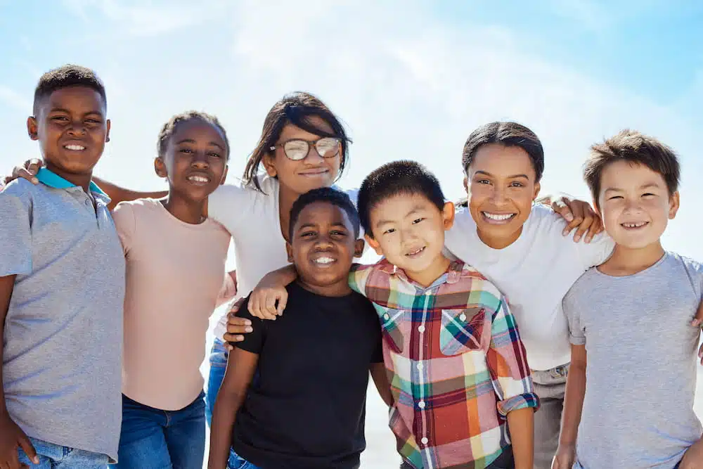 Five kids from foster care