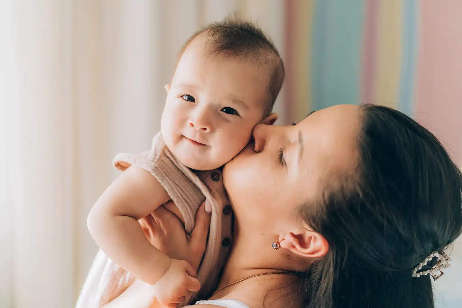 Mom with a baby